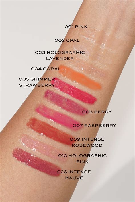 dior lip gloe|Dior lip gloss color chart.